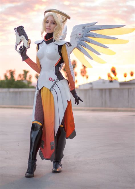 mercy overwatch cosplay costume|best mercy skins overwatch.